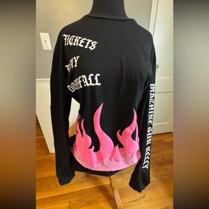 Machine Gun Kelly “Tickets To My Downfall” Pink Flame Long Sleeve 🔥💔